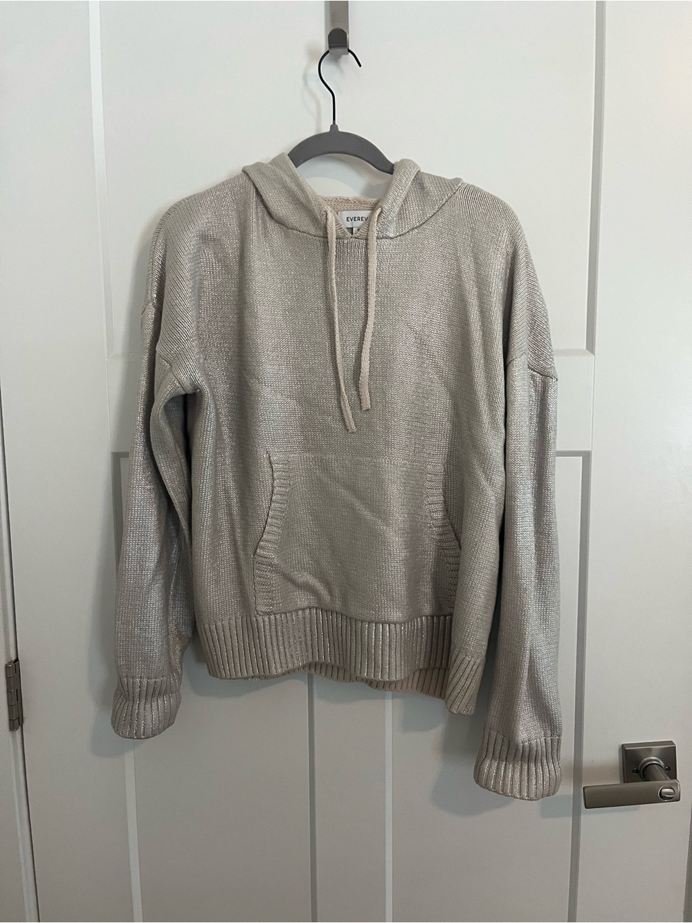 Evereve shine hooded sweatshirt